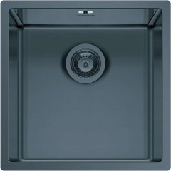 Pyramis Astris Colora Υποκαθήμενος Νεροχύτης 40x40cm Inox Gun Metal 101055201 Pyramis Astris Colora Υποκαθήμενος Νεροχύτης 40x40cm Inox Gun Metal 101055201